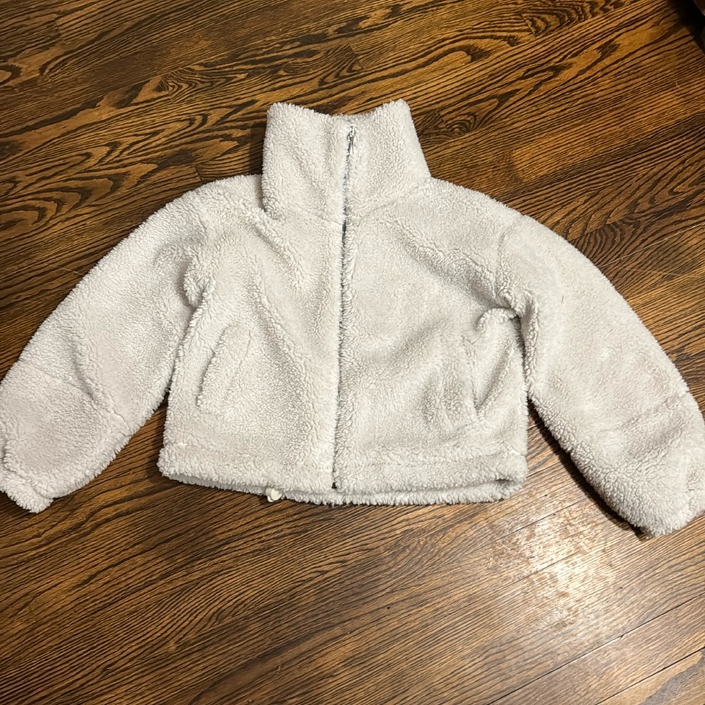 lululemon athletica White Fleece Jacket